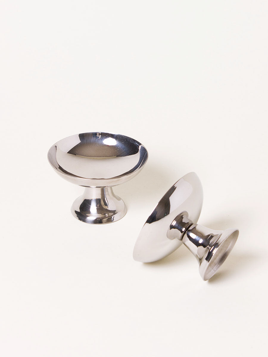 Set of 2 silver coupes