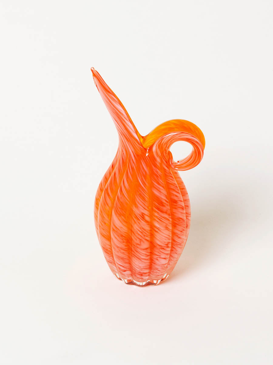 Orange small pitcher