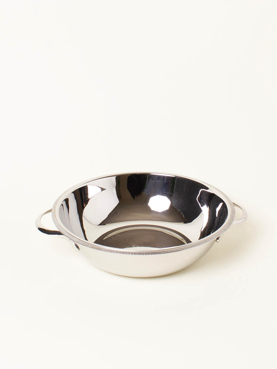 Silver bowl with handles