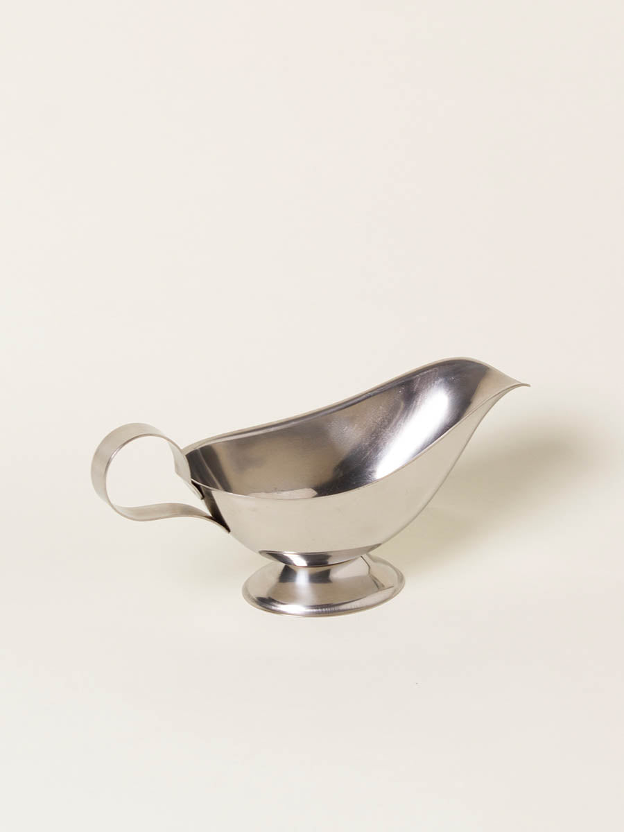 Silver sauce boat