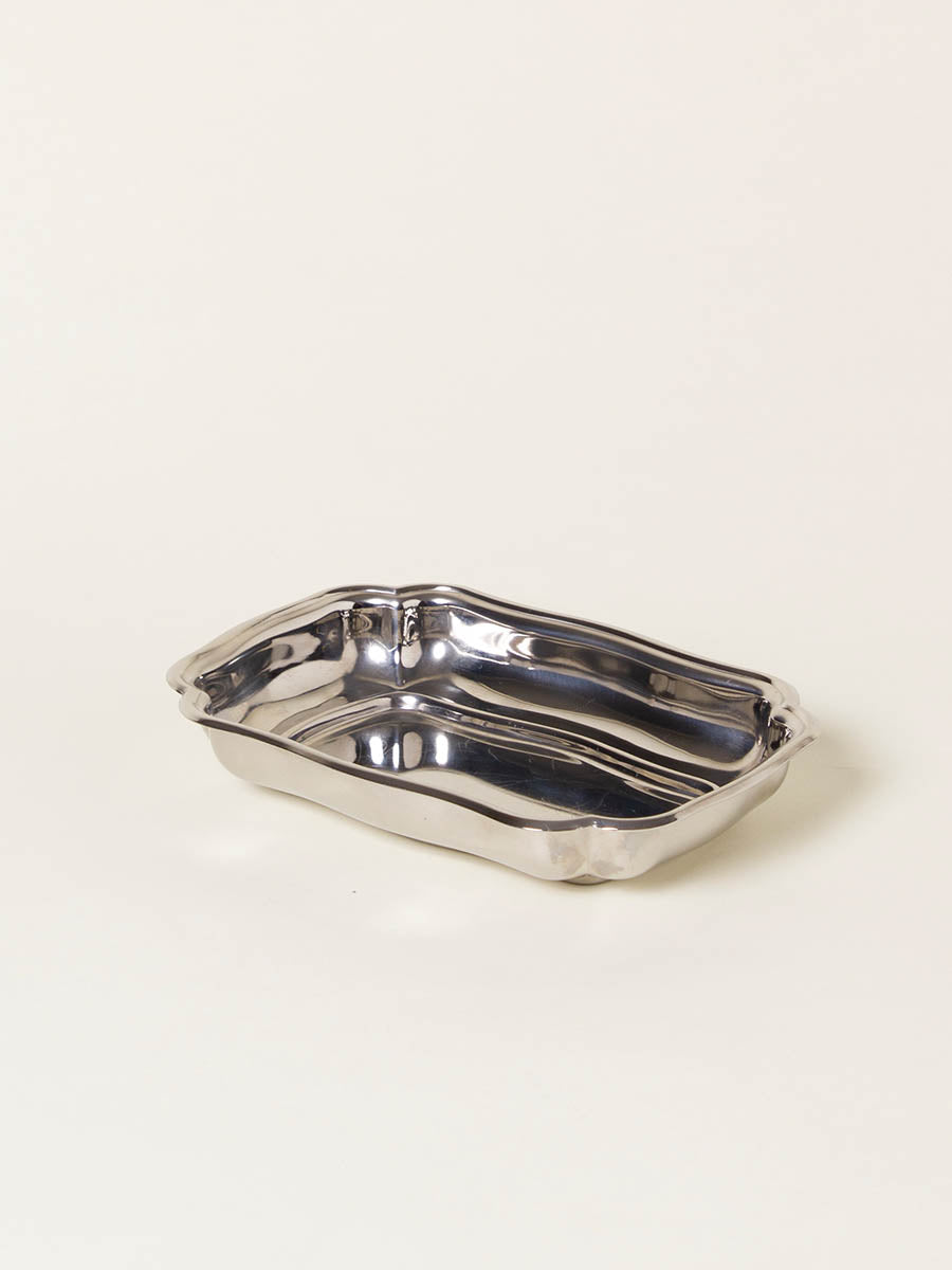 Silver small squared bowl
