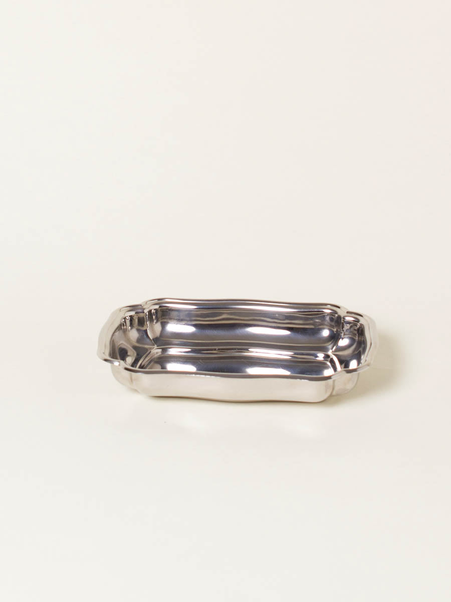 Silver small squared bowl