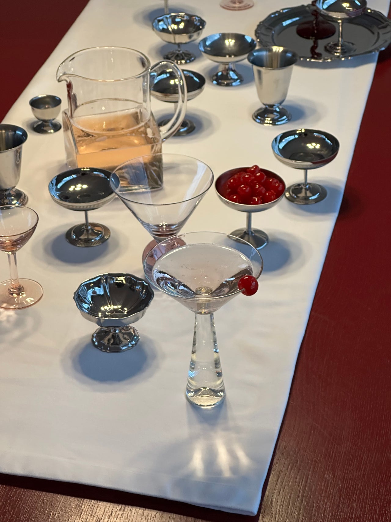 Set of 6 coupes with spoons