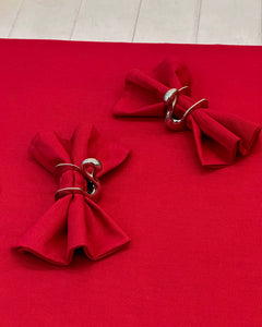 Set of 4 swan napkin rings