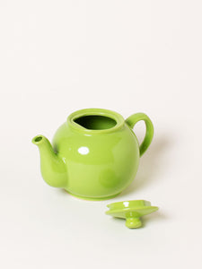 Grass green teapot