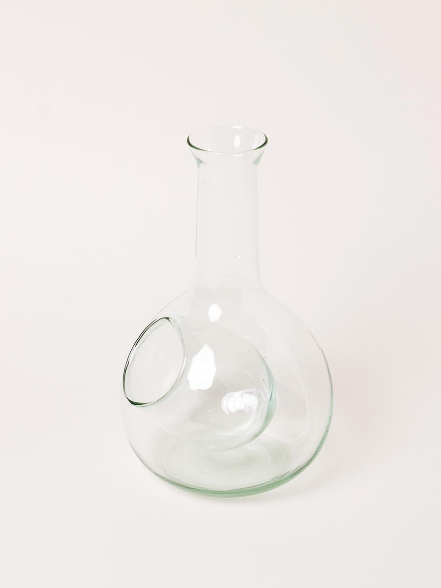 Soft green carafe with ice-catch