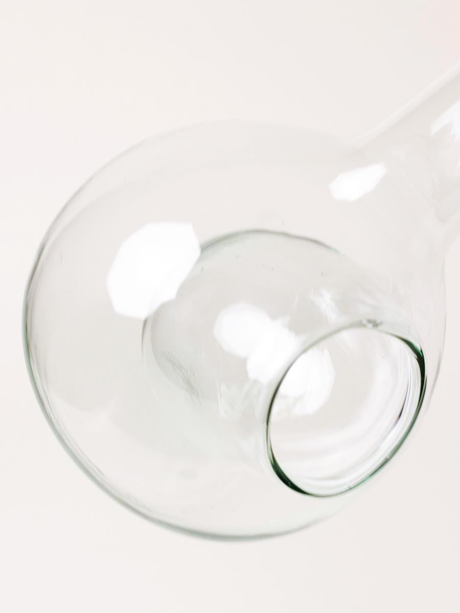 Soft green carafe with ice-catch