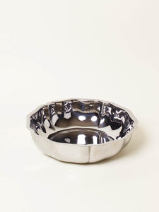 Silver round bowl