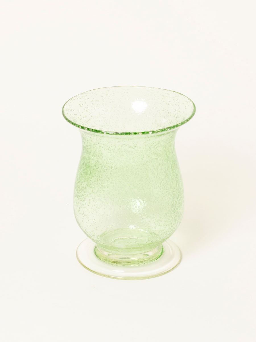 Green bubble vase