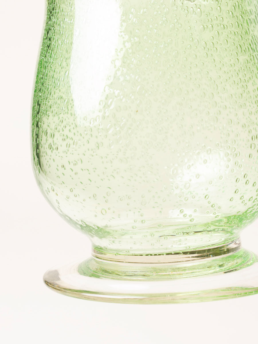 Green bubble vase