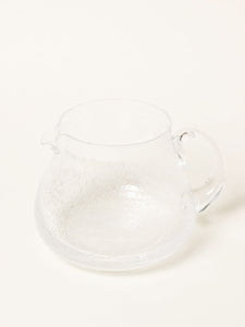 Handblown pitcher set with 6 glasses