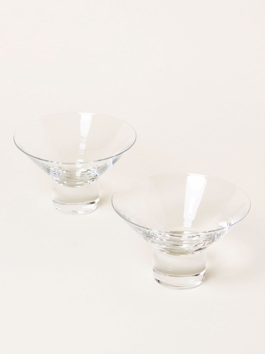 Set of 2 cocktail/dessert coupes