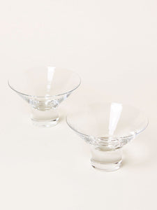 Set of 2 cocktail/dessert coupes