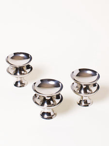 Set of 6 silver coupes