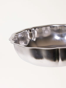 Silver round bowl