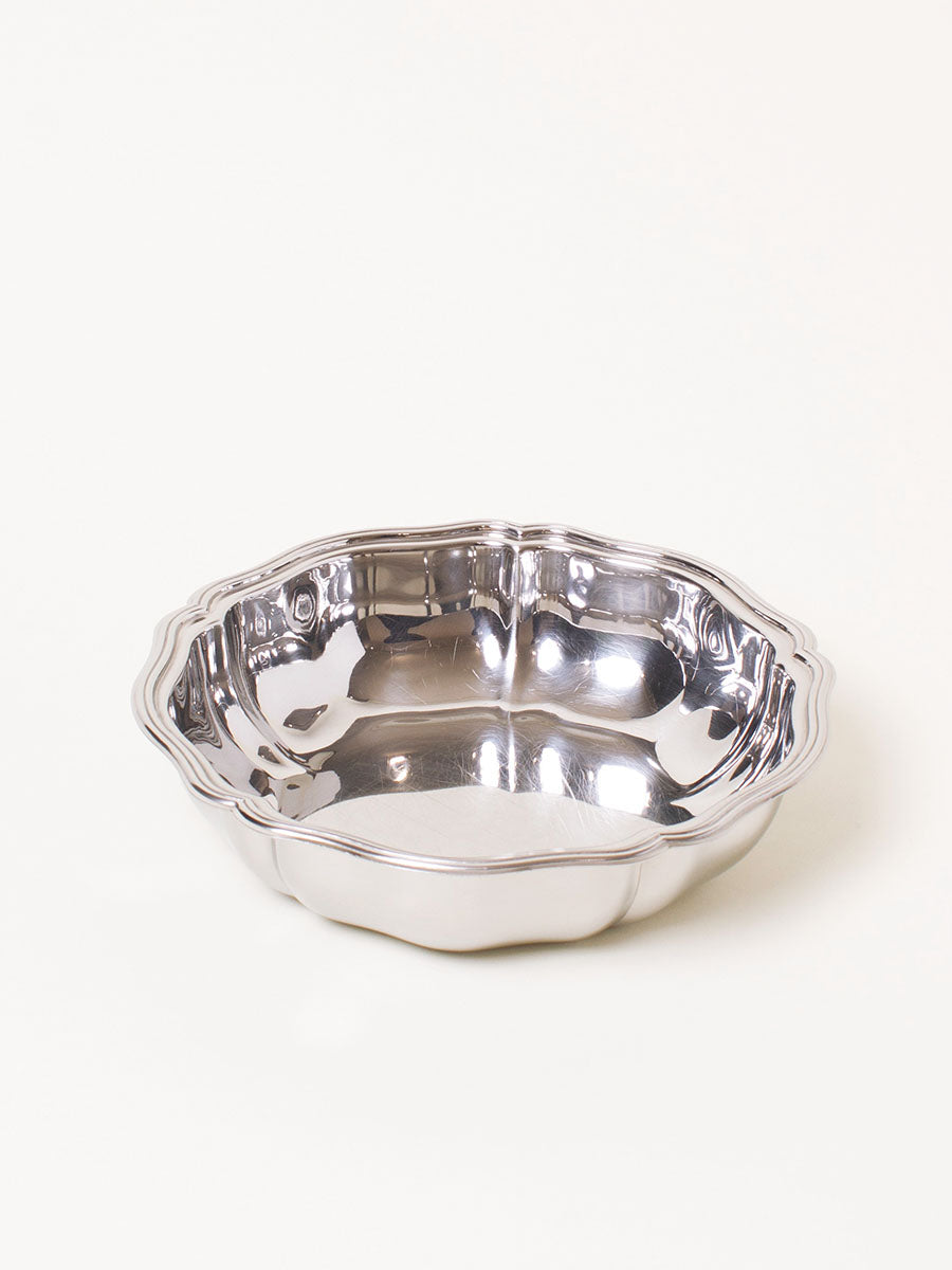 Silver bowl with lid