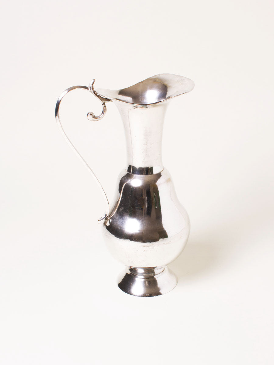 Silver decorative pitcher