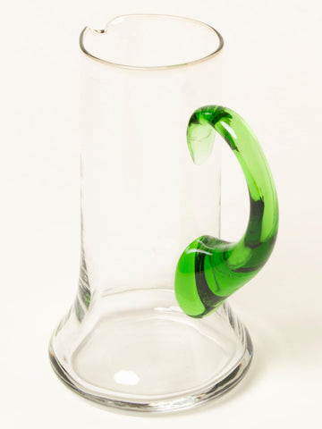 Green handled pitcher