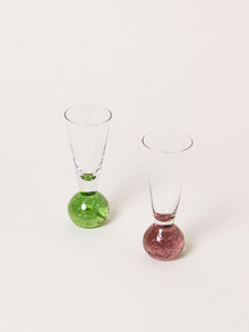 Set of 2 mixed liquor glasses