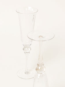 Set of 2 detailed flutes