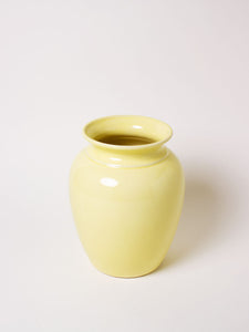 Soft yellow vase