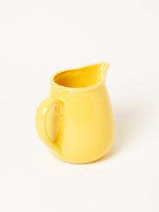 Bright yellow pitcher