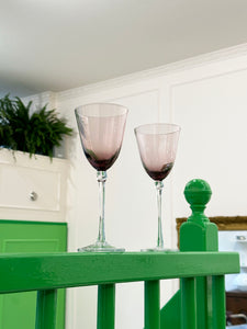 La Louème set of 2 burgundy wine glasses